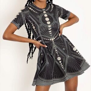 Blackmilk Moon Phases Evil Tee Dress